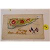 Image 1 : WWI sewn postcard