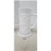 Image 3 : vintage pair federal milk glass beer steins