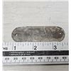 Image 2 : McLaughlin Carriages metal plate 2 3/4" long