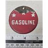 Image 1 : three star enamel gasoline round plate