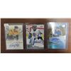 Image 1 : 3 Autographed Rookie Cards