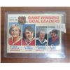 Image 1 : 1977-78 O-Pee-Chee Game Winning Goal Leaders NHL; 1:Lafleur