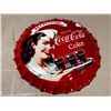 Image 1 : Refreshing Drink Coca-Cola 16 Inch Bottle Cap.