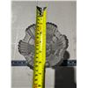 Image 2 : Art Deco Depression Glass Basketweave Pattern Vase.