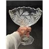 Image 3 : Vintage Pinwheel Crystal Candy Dish/Bowl.