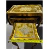 Image 2 : Vintage Set of Three Florentive Nesting Tables.