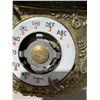Image 3 : Vintage Brass Metal Victorian Style Rotary Dial Telephone.