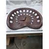 Image 1 : Antique implement metal seat