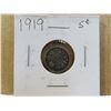 Image 1 : 1919 Canadian silver 5 cent