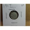 Image 1 : 1917 Canadian silver 5 cent
