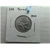 Image 2 : 1949 Canadian silver 25 cent Vf-30
