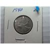 Image 2 : 1940 Canadian silver quarter