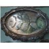 Image 2 : Silver color or silver plated trays, cups and bowl