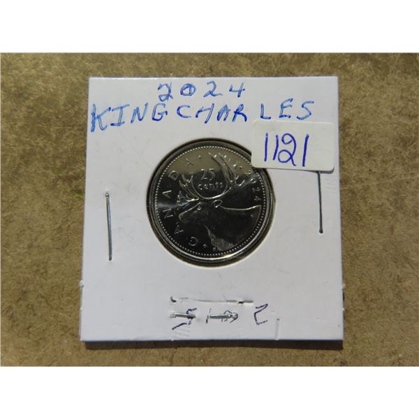 2024 king Charles Canadian quarter