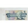 Image 2 : 1986 $5 Replacement note. Thiessen-Crow signatures. FNX Replacement Prefix. BC-56bA. VF. Very Scarce