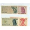 Image 1 : Set of 4 Bank of Indonesia notes issued in 1964. Includes 1 Sen, 5 Sen, 10 Sen & 25 Sen. Uncirculate