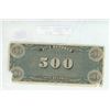 Image 2 : Replica of Confederate States of America 1864 $500 note. This is not a real note.