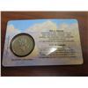 Image 2 : 1999 December This is Canada Millennium 25 Cents coin housed in a credit card format. As issued by t
