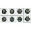 Image 2 : Set of 8 Moose Jaw Trade Dollars including Snow Birds, Victoria School, Animal Park, Union Hospital,