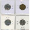 Image 2 : Lot of 4 Canadian Error & Variety 5 Cents. Includes 1943 Tombac with Obverse Die Crack, 1951c Half M
