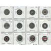Image 1 : Lot of 12 Canadian Commemorative 25 Cents. Includes several colourized coins.