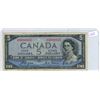 Image 1 : 1954 Canadian $5 Bill - Devil's Face