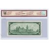 Image 2 : 1967 Canadian $1 Bill - BCS Graded, Almost UNC 58