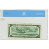 Image 2 : 1954 Canadian $1 Bill - CCCS Graded, 2 digit Radar Serial #, VF-20