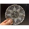 Image 6 : Vintage Federal Glass Pioneer Pattern Clear Glass Bowl, Pinwheel Crystal Candy Dish/Bowl and Silver 