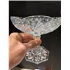 Image 7 : Vintage Federal Glass Pioneer Pattern Clear Glass Bowl, Pinwheel Crystal Candy Dish/Bowl and Silver 