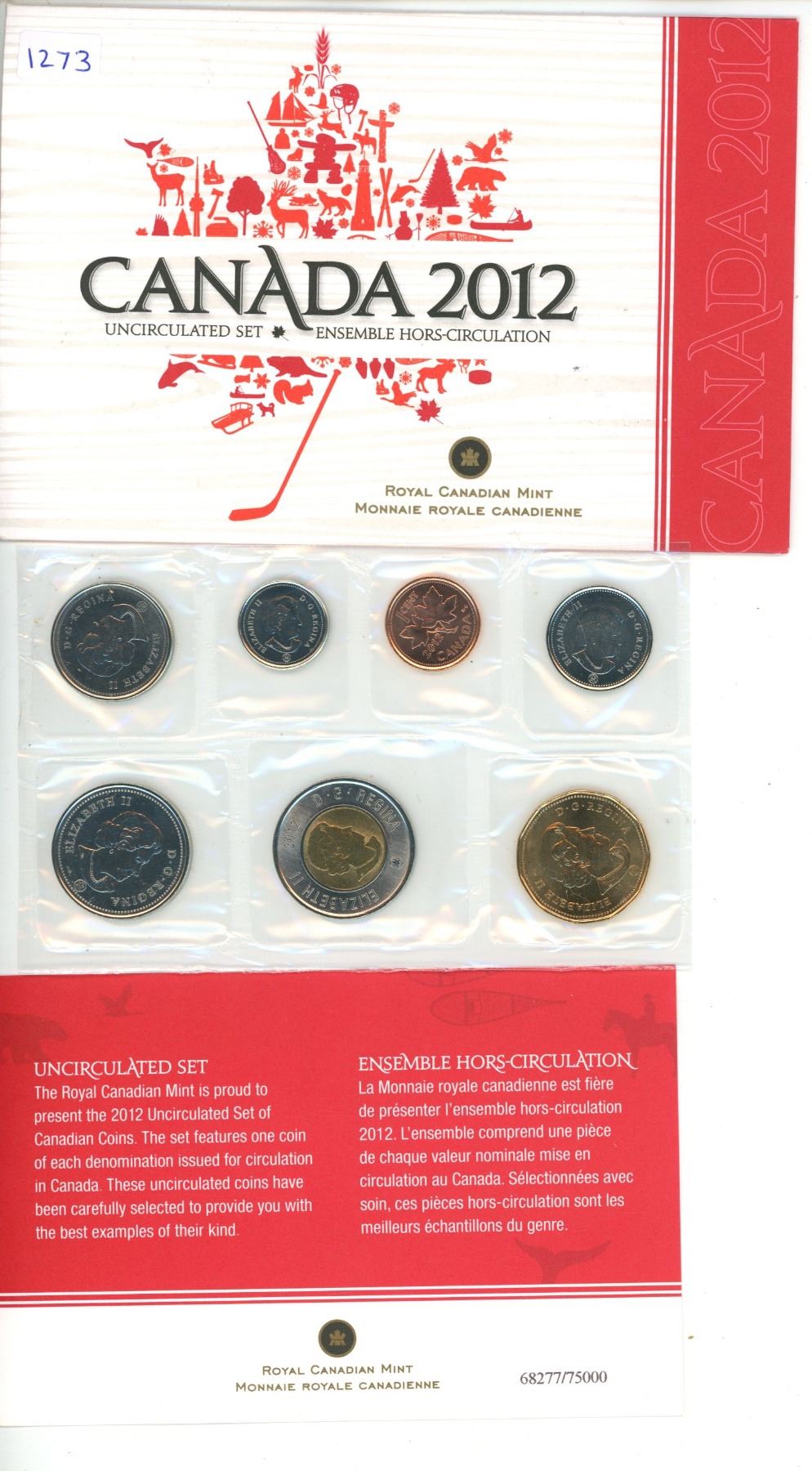 2012 Coin Set 2012 Uncirculated Coin Set - Schmalz Auctions