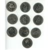Image 2 : Bag of 10 Canadian Nickel Dollars