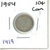 Image 1 : 1954 Canadian Ten Cent