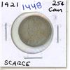 Image 1 : 1921 Canadian Twenty-Five Cent