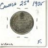 Image 2 : 1935 Canadian Twenty-Five Cent