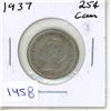 Image 1 : 1937 Canadian Twenty-Five Cent