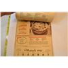 Image 4 : 1953 envelope calendar - recipes