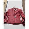 Image 1 : Red leather jacket, Made in Canada med/lrg
