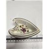 Image 1 : Zsolnay heart dish, Hungary