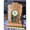Image 1 : Gingerbread clock. 16” (41cm) long x 4.5” (12 cm) wide x 23” (59) high. H