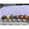 Image 2 : Carton of 12 painted Ukrainian Easter and novelty Muppet eggs.