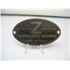 Image 1 : LOT of 5 BRASS NAME PLATES  (FAIRBANKS-MORSE,  DE LAVAL,   1933 LIGHTNING ROD INSTALL