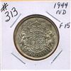 Image 1 : 1944 CANADIAN SILVER 50 CENT COIN - Narrow Date