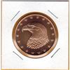Image 1 : 1 OUNCE COPPER -  .999 FINE - BALD EAGLE