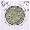 Image 1 : 1952 CANADIAN SILVER 50 CENT COIN - Wide Date
