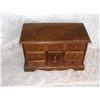 Image 2 : Vintage Wood Jewelry Box with Assorted Costume Jewelry