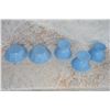 Image 2 : 3 Sherbets and 2 small bowls  Delphite
