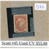 Image 1 : Scott #45 used
