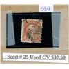 Image 1 : Scott #25 used