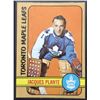 Image 1 : 1972-73 O-PEE-CHEE JACQUES PLANTE (HOF)